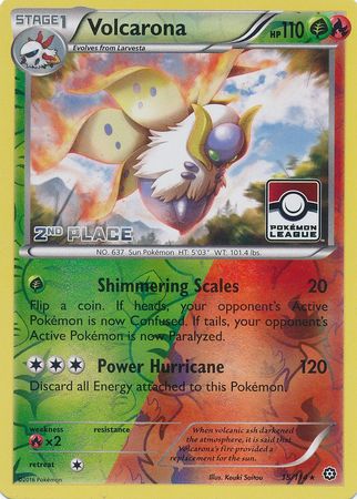 Volcarona (15/114) (League Promo 2nd Place) [XY: Steam Siege] | Exor Games Summserside