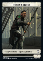 Eldrazi // Human Soldier Double-sided Token [Streets of New Capenna Commander Tokens] | Exor Games Summserside