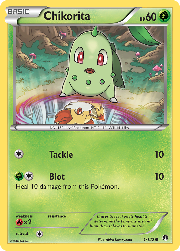 Chikorita (1/122) [XY: BREAKpoint] | Exor Games Summserside