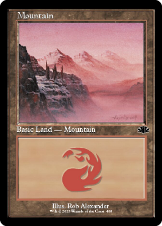 Mountain (408) (Retro) [Dominaria Remastered] | Exor Games Summserside
