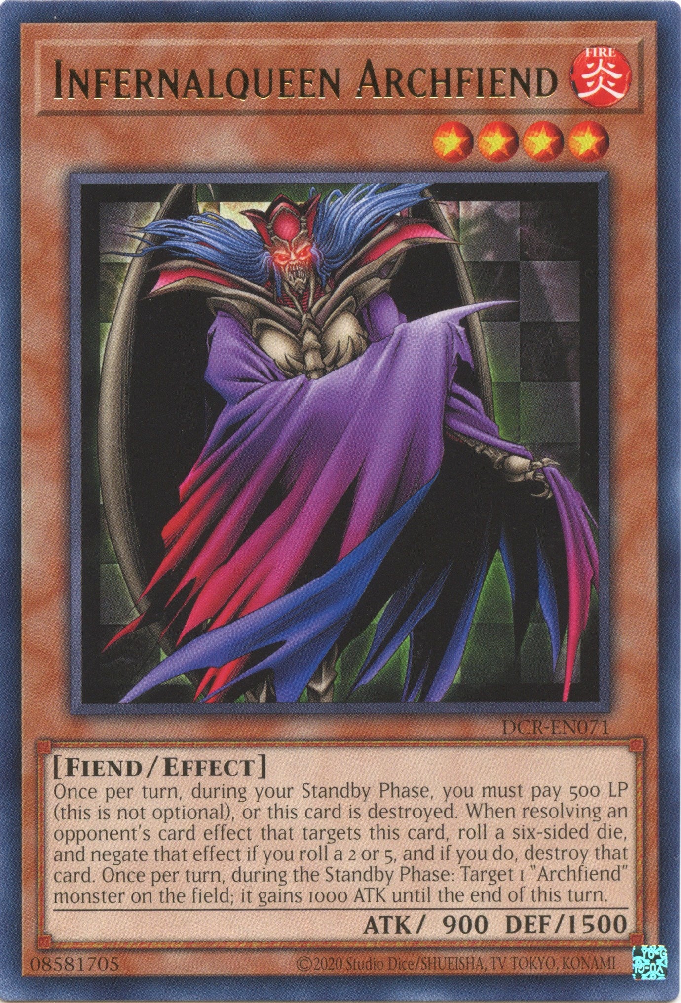 Infernalqueen Archfiend (25th Anniversary) [DCR-EN071] Rare | Exor Games Summserside