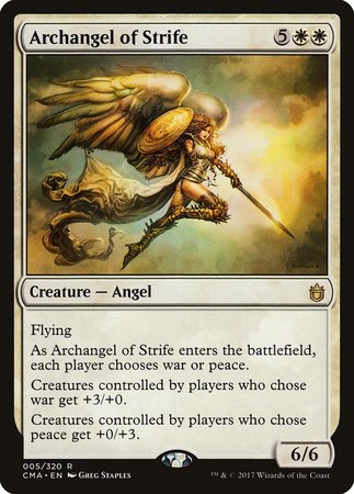 Archangel of Strife [Commander Anthology] | Exor Games Summserside