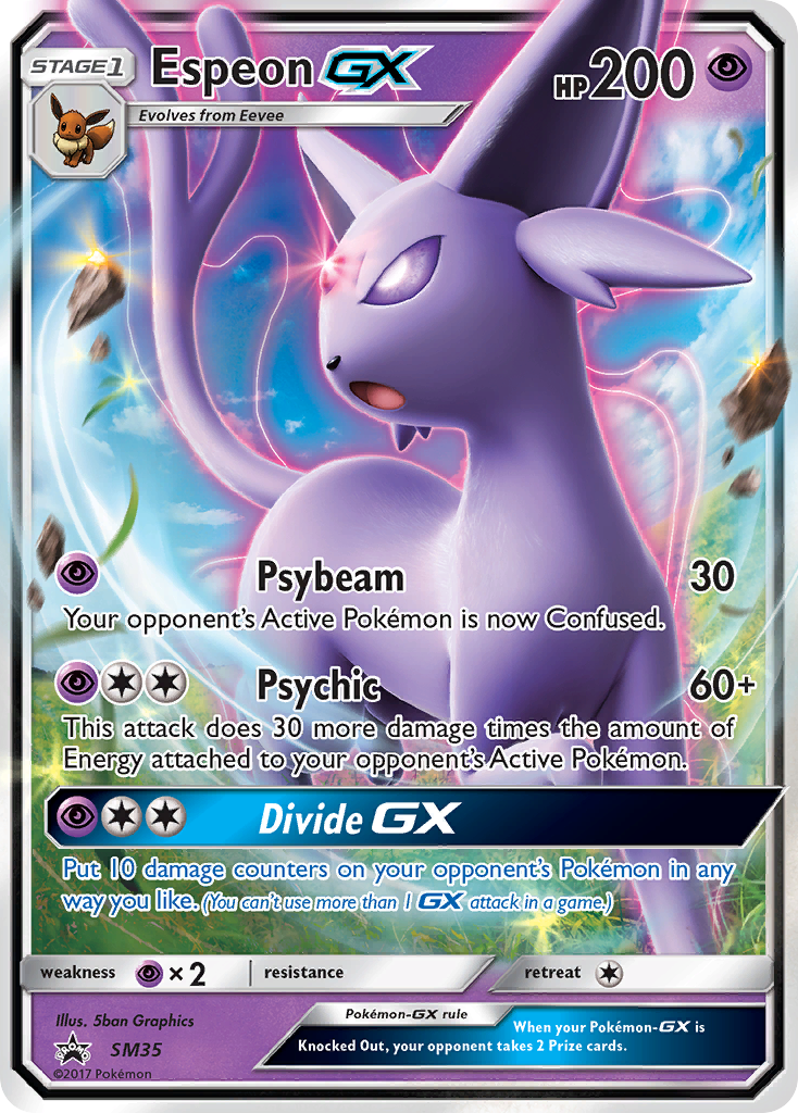 Espeon GX (SM35) [Sun & Moon: Black Star Promos] | Exor Games Summserside