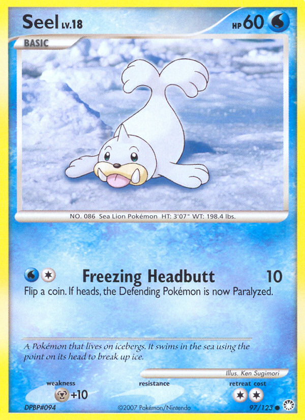 Seel (97/123) [Diamond & Pearl: Mysterious Treasures] | Exor Games Summserside