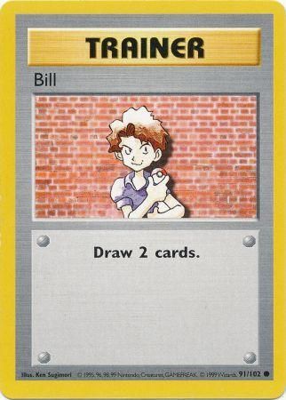 Bill (91/102) [Base Set Shadowless Unlimited] | Exor Games Summserside