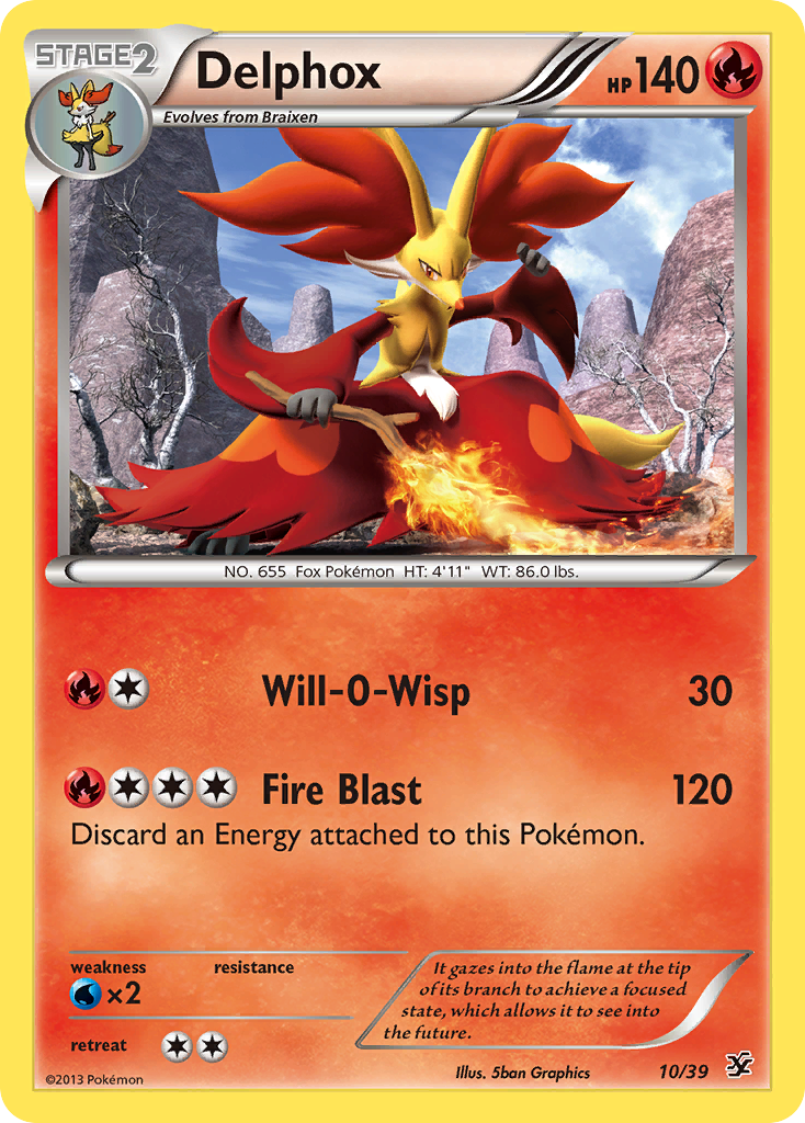 Delphox (10/39) [XY: Kalos Starter Set] | Exor Games Summserside