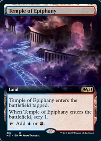 Temple of Epiphany (Extended Art) [Core Set 2021] | Exor Games Summserside