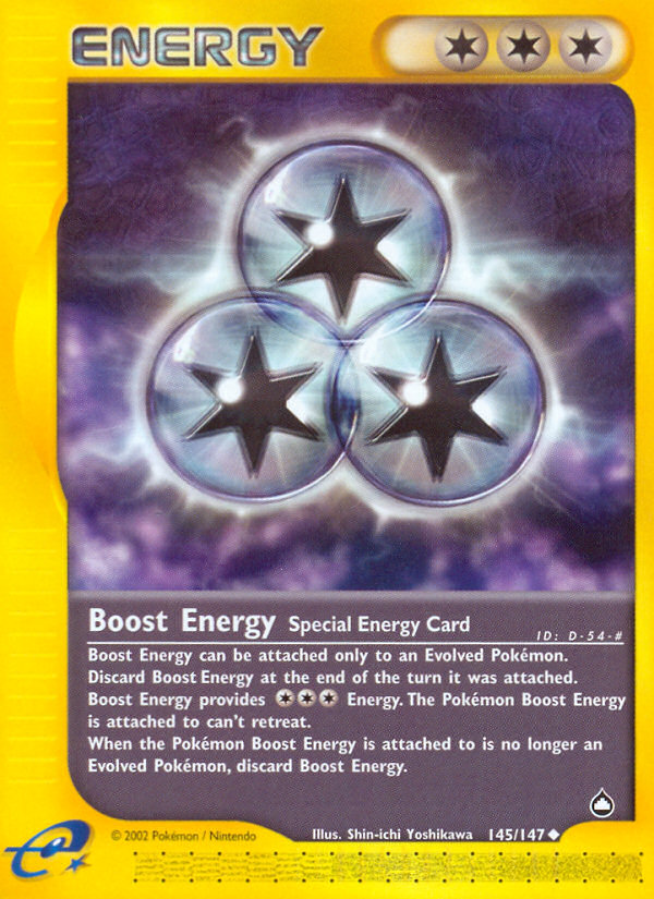 Boost Energy (145/147) [Aquapolis] | Exor Games Summserside