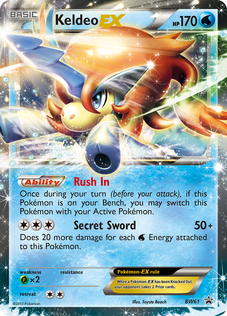 Keldeo EX (BW61) [Black & White: Black Star Promos] | Exor Games Summserside