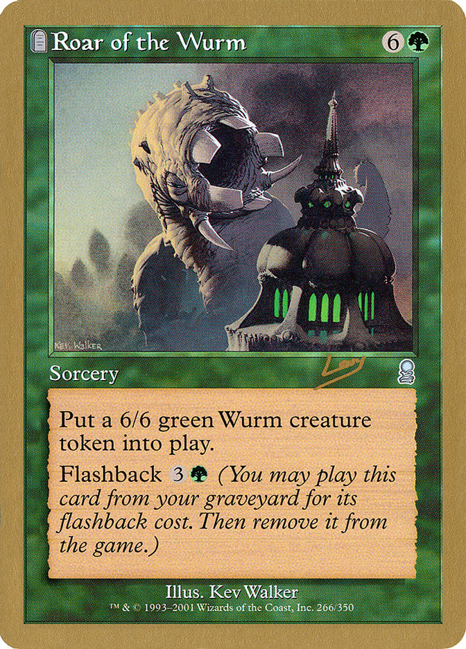Roar of the Wurm (Raphael Levy) [World Championship Decks 2002] | Exor Games Summserside