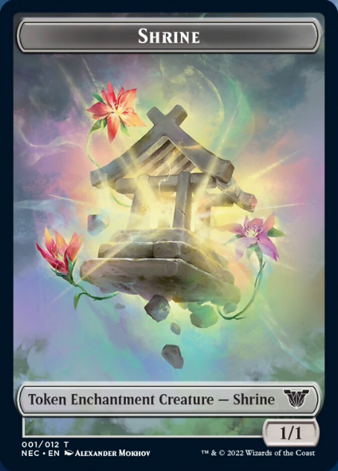 Shrine Token [Kamigawa: Neon Dynasty Commander Tokens] | Exor Games Summserside