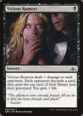 Vicious Rumors [Guilds of Ravnica] | Exor Games Summserside