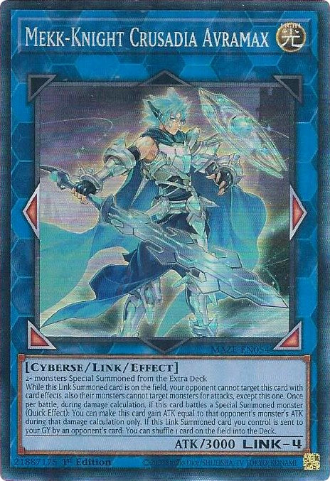 Mekk-Knight Crusadia Avramax [MAZE-EN054] Collector's Rare | Exor Games Summserside