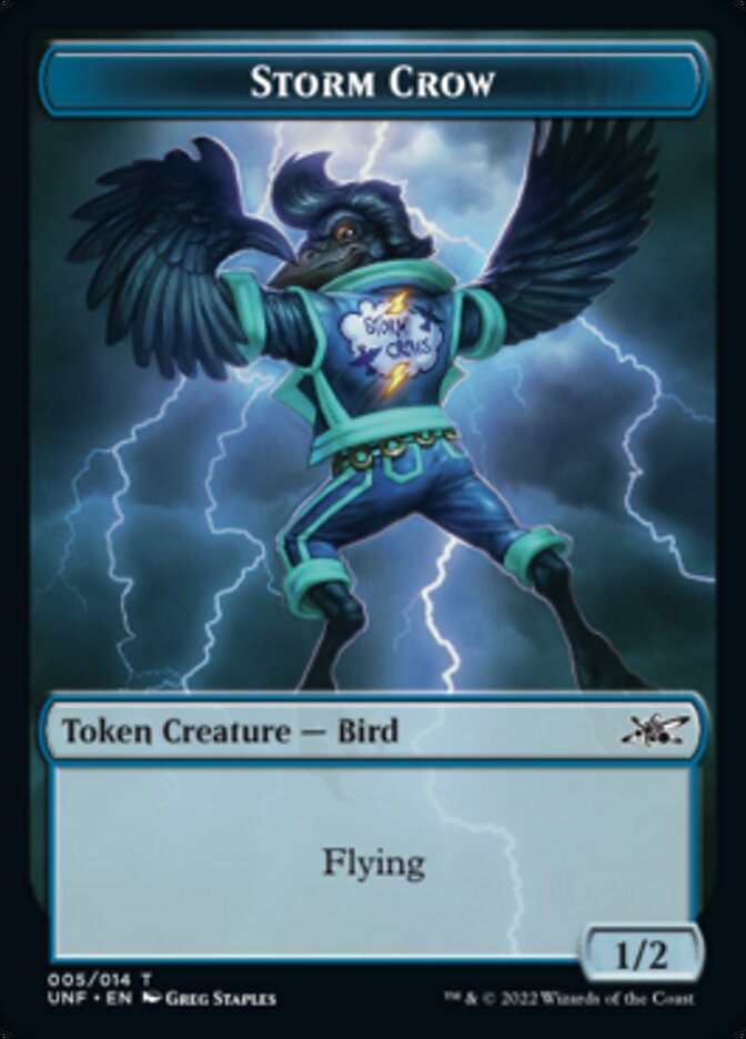 Storm Crow Token [Unfinity Tokens] | Exor Games Summserside