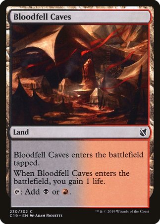 Bloodfell Caves [Commander 2019] | Exor Games Summserside