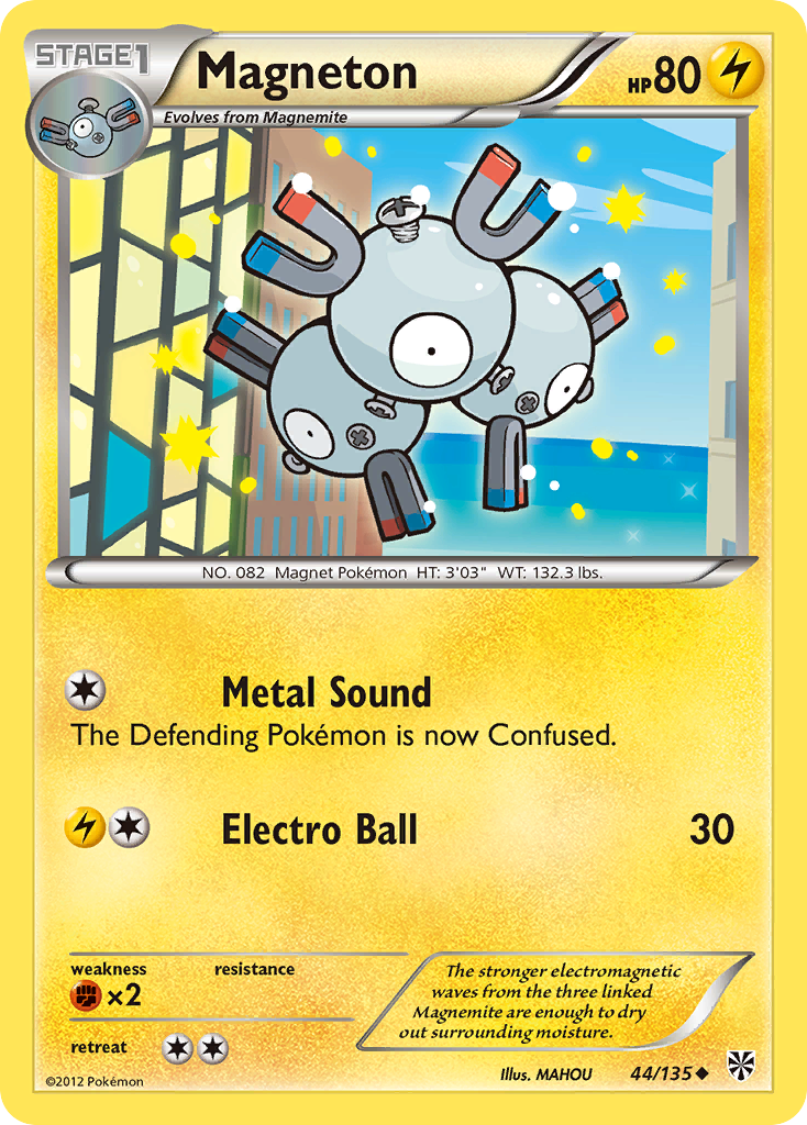 Magneton (44/135) [Black & White: Plasma Storm] | Exor Games Summserside