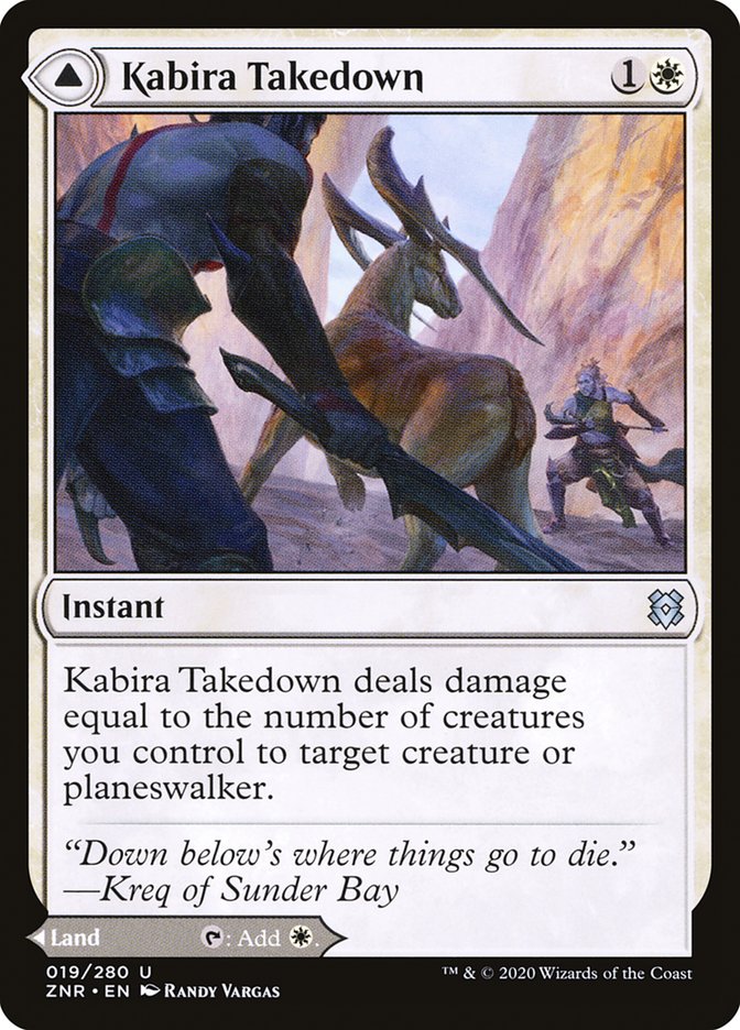 Kabira Takedown // Kabira Plateau [Zendikar Rising] | Exor Games Summserside