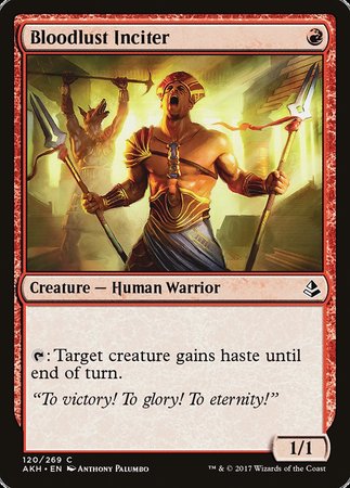 Bloodlust Inciter [Amonkhet] | Exor Games Summserside