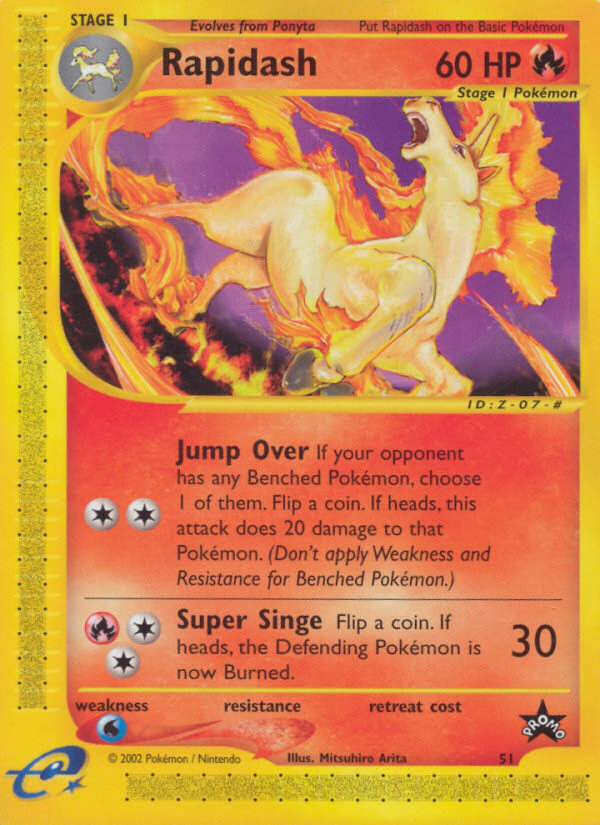 Rapidash (51) [Wizards of the Coast: Black Star Promos] | Exor Games Summserside