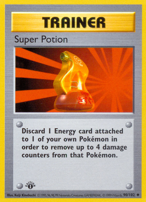 Super Potion (90/102) (Shadowless) [Base Set 1st Edition] | Exor Games Summserside