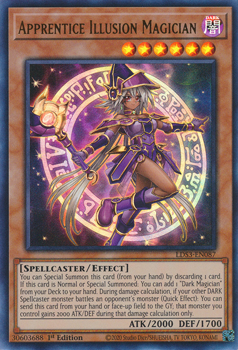 Apprentice Illusion Magician [LDS3-EN087] Ultra Rare | Exor Games Summserside