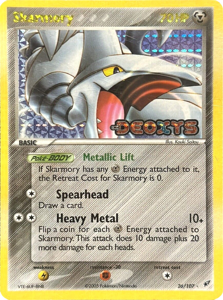 Skarmory (26/107) (Stamped) [EX: Deoxys] | Exor Games Summserside