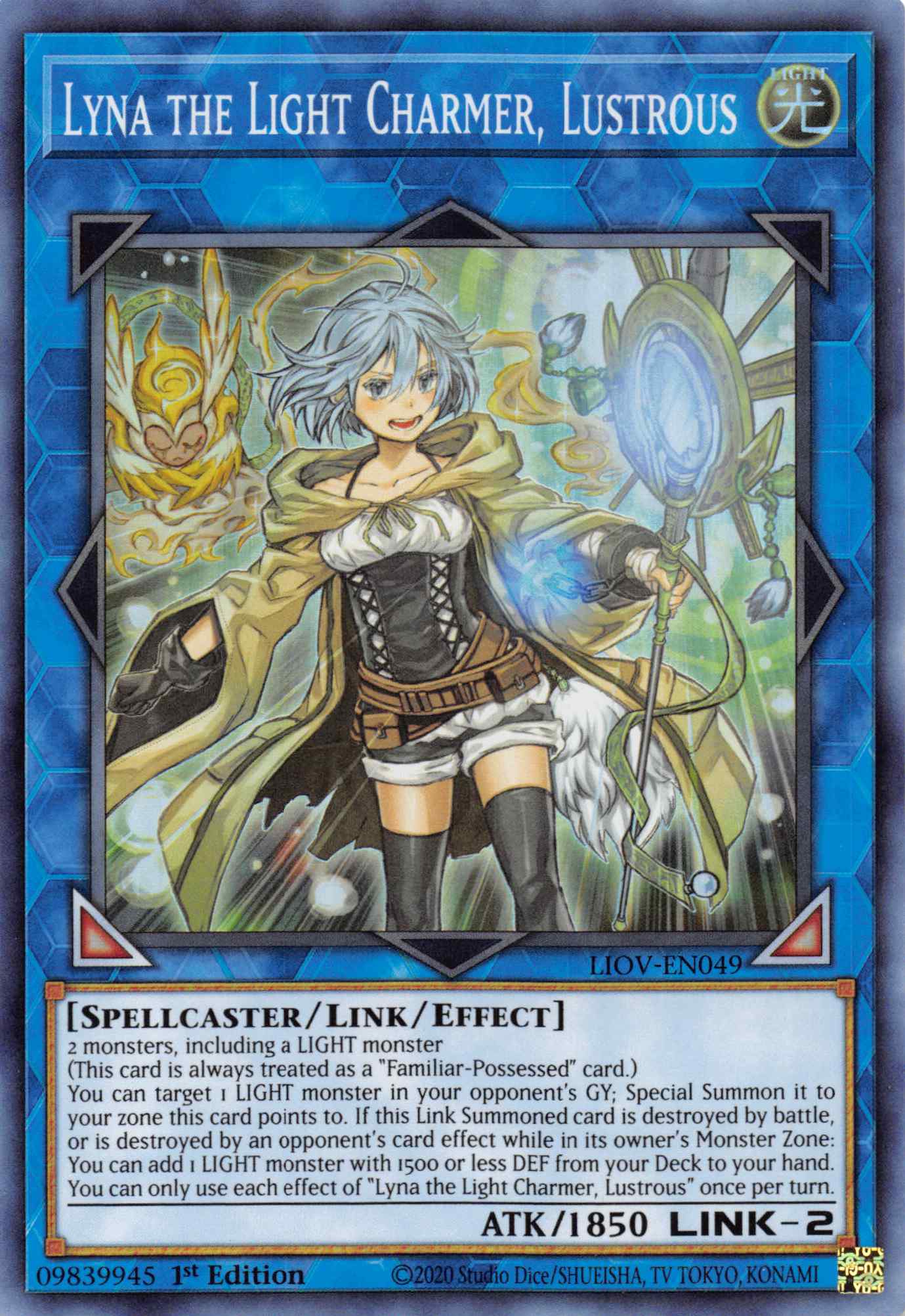 Lyna the Light Charmer, Lustrous [LIOV-EN049] Starlight Rare | Exor Games Summserside