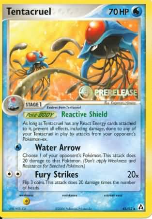 Tentacruel (45/92) (Prerelease Promo) [Nintendo: Black Star Promos] | Exor Games Summserside