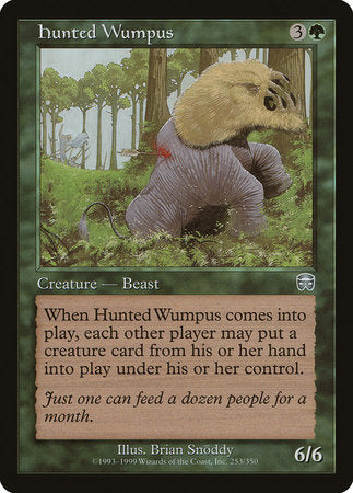 Hunted Wumpus [Mercadian Masques] | Exor Games Summserside