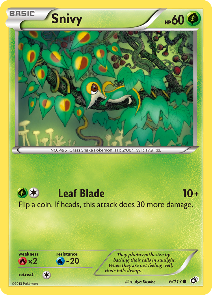 Snivy (6/113) [Black & White: Legendary Treasures] | Exor Games Summserside