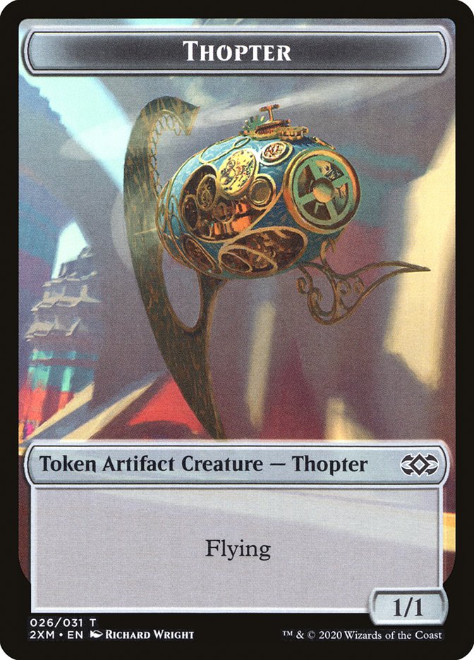 Myr (024) // Thopter (026) Double-sided Token [Double Masters Tokens] | Exor Games Summserside