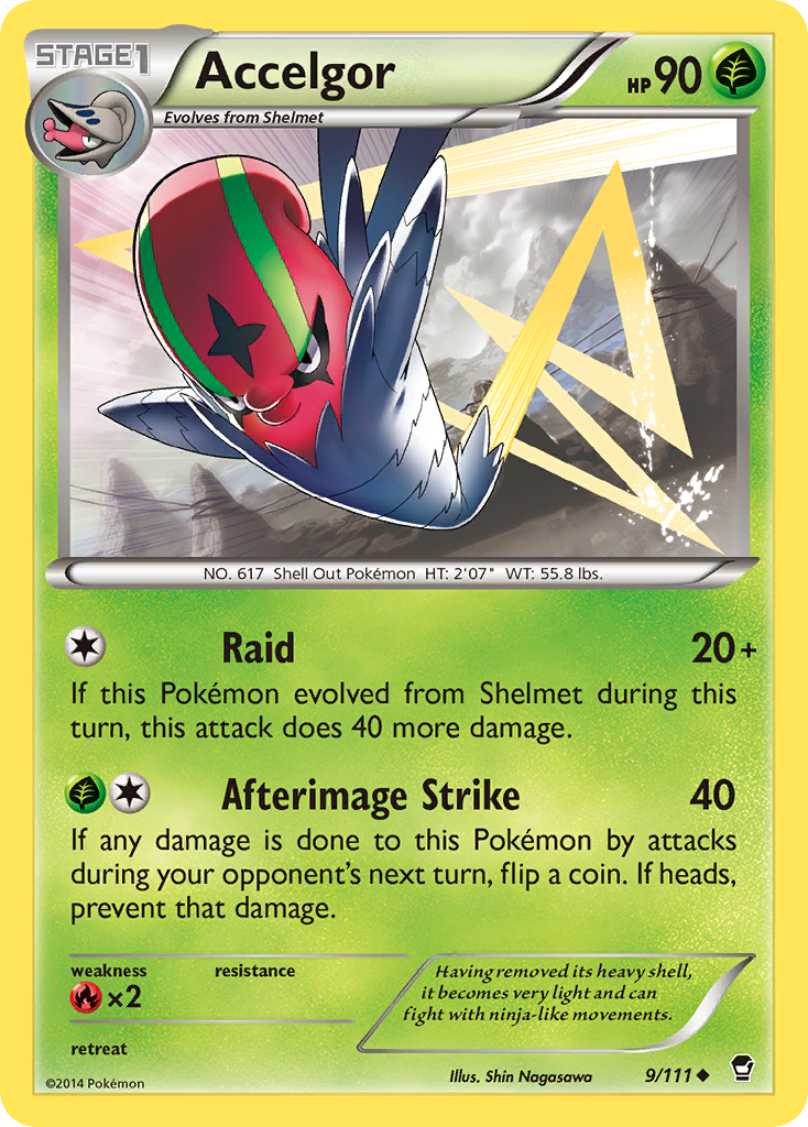 Accelgor (9/111) [XY: Furious Fists] | Exor Games Summserside
