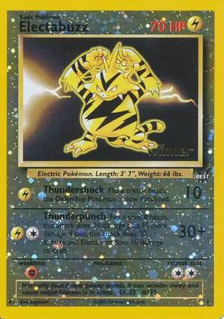 Electabuzz (1) (Winner) [Best of Promos] | Exor Games Summserside