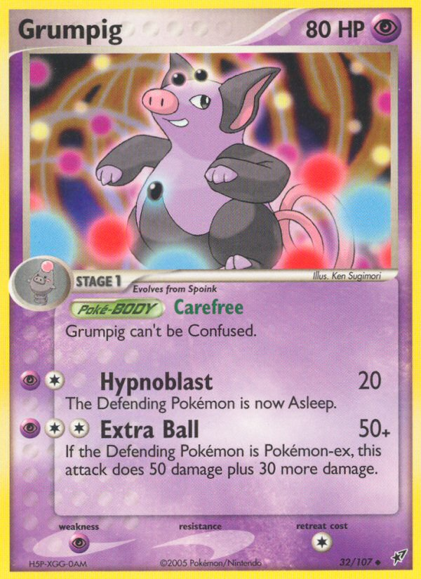 Grumpig (32/107) [EX: Deoxys] | Exor Games Summserside