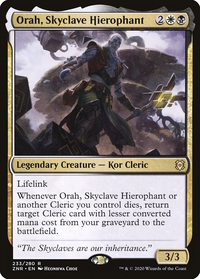 Orah, Skyclave Hierophant [Zendikar Rising] | Exor Games Summserside