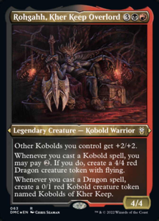 Rohgahh, Kher Keep Overlord (Foil Etched) [Dominaria United Commander] | Exor Games Summserside