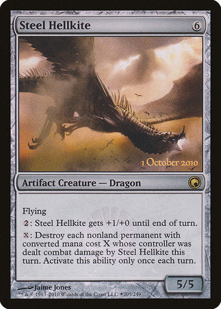 Steel Hellkite [Scars of Mirrodin Promos] | Exor Games Summserside