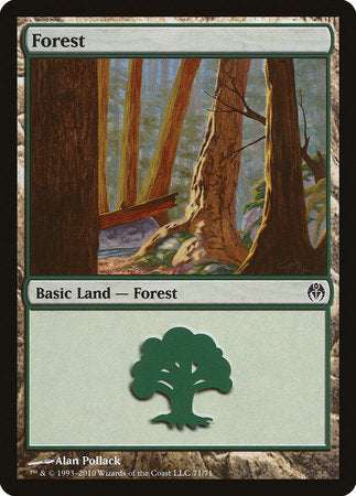 Forest (71) [Duel Decks: Phyrexia vs. the Coalition] | Exor Games Summserside