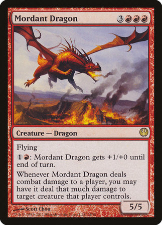 Mordant Dragon [Duel Decks: Knights vs. Dragons] | Exor Games Summserside