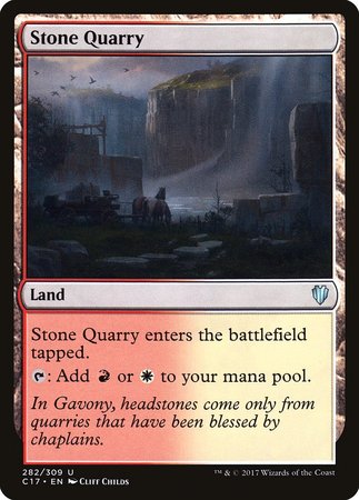 Stone Quarry [Commander 2017] | Exor Games Summserside