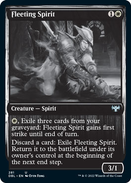 Fleeting Spirit [Innistrad: Double Feature] | Exor Games Summserside