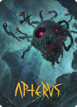 Ghastly Death Tyrant Art Card (Gold-Stamped Signature) [Commander Legends: Battle for Baldur's Gate Art Series] | Exor Games Summserside