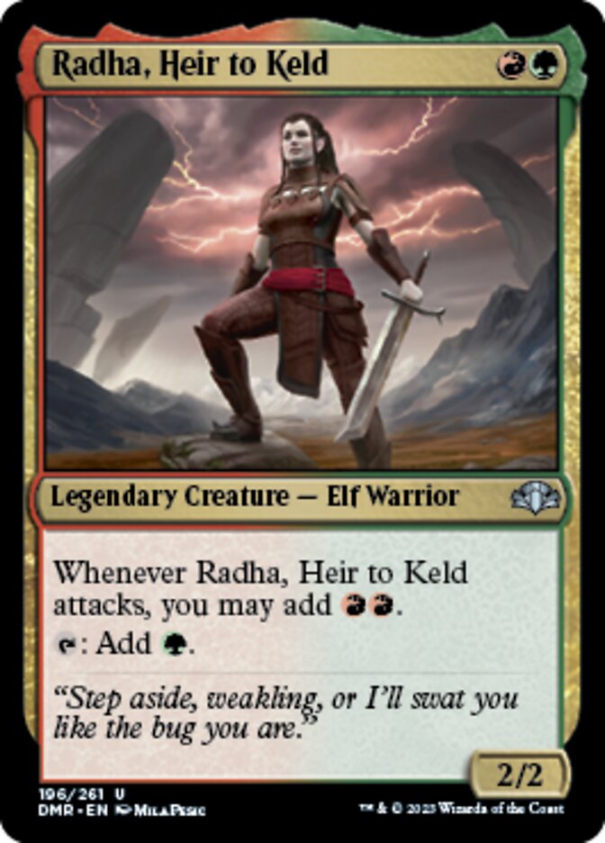 Radha, Heir to Keld [Dominaria Remastered] | Exor Games Summserside