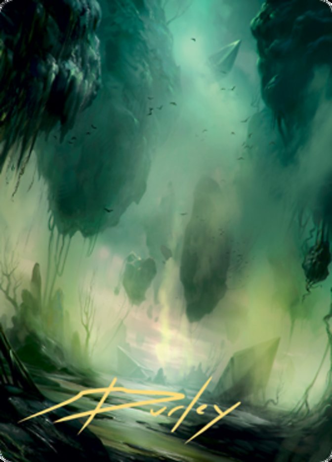 Swamp 1 Art Card (Gold-Stamped Signature) [Zendikar Rising Art Series] | Exor Games Summserside