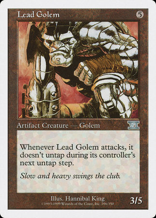 Lead Golem [Classic Sixth Edition] | Exor Games Summserside