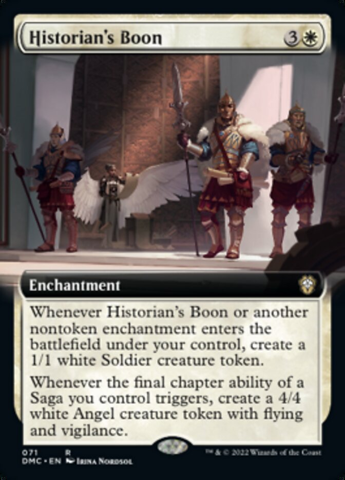 Historian's Boon (Extended Art) [Dominaria United Commander] | Exor Games Summserside