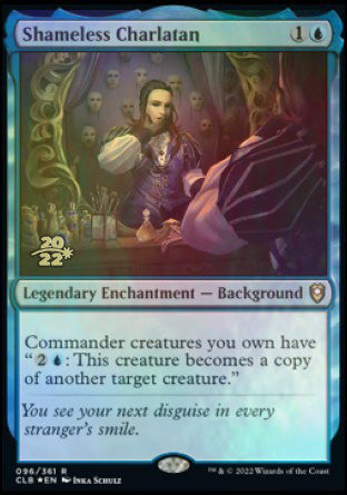 Shameless Charlatan [Commander Legends: Battle for Baldur's Gate Prerelease Promos] | Exor Games Summserside