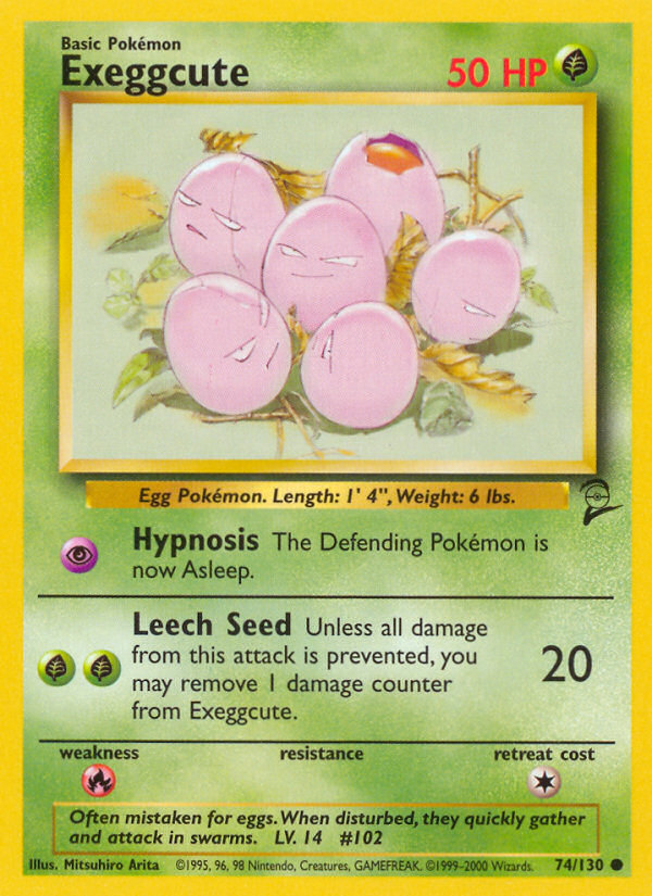 Exeggcute (74/130) [Base Set 2] | Exor Games Summserside