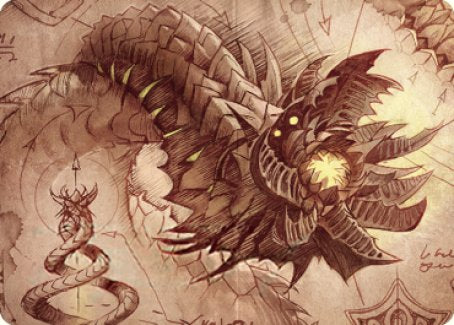 Wurmcoil Engine Art Card [The Brothers' War Art Series] | Exor Games Summserside