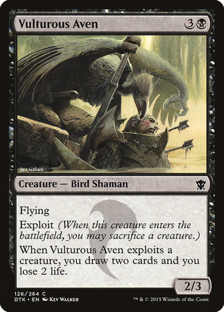 Vulturous Aven [Dragons of Tarkir] | Exor Games Summserside